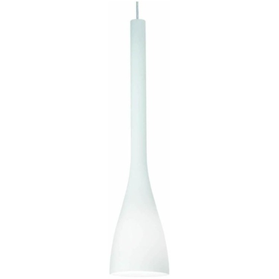 Плафон.flut sp1 big bian. Ideal Lux Flut Плафон E27 220V Хром Белый матовый