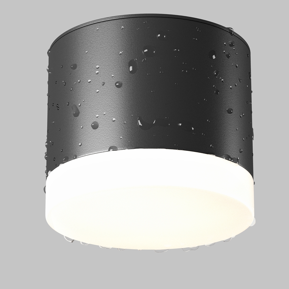 C087CL-GX53-B. Maytoni Technical. Pauline. Потолочный светильник .Черный, белый, 1*GX53 15W 220V IP4