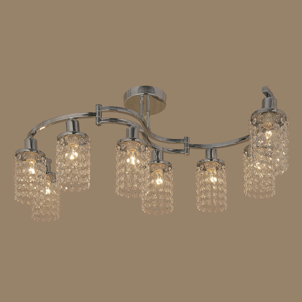 CL314181. CitiLux. Люстра потолочная  8*E14  60W 220V. Хром