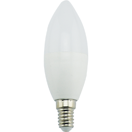Светодиодная лампа "Свеча" . E14, 9W, 220V, 2700K. Ecola C4MW90ELC