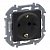 673723.Legrand.Inspiria (Антрацит).Розетка электрическая 2К+З, 250V, 16A, винтовые зажимы, встраивае