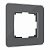 Рамка на 1-пост графит стекло Werkel Elite W0012440