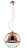 Светильник подвесной   1*E27  60W 220V. Медный глянцевый  Crystal Lux WOODY WOODY SP1 D300 COPPER