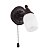 Бра. Коричневый, белый 1*E14 40W 220V. Maytoni Margaret  SP563-CW-01-R