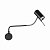 Бра, настенный светильник. Черный, хром 1*GU10 35W 220V. Odeon Light Gigi HIGHTECH 4381/1W