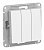 ATN001331.Systeme Electric.AtlasDesign (Лотос).Выключатель 3-клавишный, Винтов. зажим