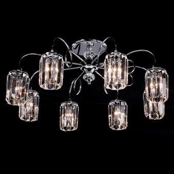 CL330181.CitiLux. Люстра потолочная. 8*E14,60W,220V. Хром