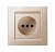 Розетка 2К без заземления IP20 10A Слоновая кость. Simon 1590431-031