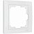 Рамка на 1-пост Белый поликарбонат Werkel Snabb basic W0012001