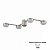 8116/4C. Lumion. COMFI.Светильник потолочный.Хром матовый, 4*GX53 7W 220V 20IP