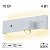 Светильник настенный . Белый матовый 2*LED 4W+10W 230V. 3000K. CitiLux Декарт CL704460