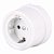 Розетка с заземлением. Керамика IP20 16A Белый. Werkel W5671001