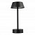 Светильник настольный  аккумуляторный. 1*LED, 6W, 3000K. Черный Crystal Lux SANTA LG1 BLACK.