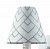 LMP-O-16 Lamp4youАбажур на цоколь E14, Материал плафонов ткань на пластике, Белый с серым рисунком