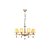 Люстра. 8*E14, 60W, 220V. Бронза, кремовый Maytoni Arte  ARM901-08-R.