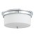 Люстра потолочная. 3*E27, 60W, 220V. Хром, белый матовый Arte Lamp Alonzo A1735PL-3CC.