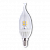 Светодиодная лампа "свеча на ветру" . E14, 4W, 220V, 4000K. Ecola C4YV40ELC