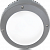 Светильник накладной, влагозащищенный IP65. Серый. 1*GX53, 15W 220V Ecola GX53 FS53SSECS