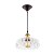 CL450107. CitiLux. Эдисон. Светильник подвесной  1*E27  75W 220V. Черный, бронза, прозрачное стекло
