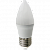 Светодиодная лампа "Свеча" . E27, 8W, 220V, 2700K. Ecola C7MW80ELC