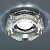 1056 MR16 Clear/Silver.Elektrostandard.Встраиваемый светильник MR16. Хром, прозрачное стекло , круг.