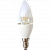Светодиодная лампа "свеча" . E14, 6W, 220V, 4000K. Ecola C4QV60ELC