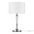MOD014TL-01N Maytoni Alicante Neoclassic Настольная лампа, 1*E14, 40W 240V. Никель, белый