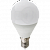 Светодиодная лампа "шар" . E14, 10W, 220V, 2700K. Ecola K4QW10ELC