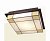 Светильник потолочный, накладной. Коричневый 1*R7s 150W 220V. Leds`C4 Carla 15-2377-Y2-AE