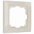 Рамка на 1-пост Слоновая кость поликарбонат Werkel Snabb basic W0012003
