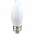 Светодиодная лампа "Свеча" . E27, 8W, 220V, 2700K. Ecola C7LW80ELC