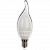 Светодиодная лампа "свеча на ветру" (керамика) . E14, 5W, 220V, 4000K. Ecola C4YV50ELC