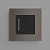 Рамка на 1-пост Бронза матовый поликарбонат матовый. Werkel Slab  W0012963