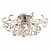 CL222161. CitiLux. Люстра потолочная.  6*E14  60W 220V. Хром, прозрачный/белый