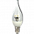 Светодиодная лампа "свеча на ветру" . E14, 4,2W, 220V, 2700K. Ecola C4BW42ELC
