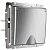 Розетка с зазаемлением IP44 16A серебряный. Серебряный рифленый. Werkel W1171209