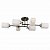 CL130265.CitiLux.Генри. Люстра потолочная. 6*E27,75W,220V. Чёрный матовый,Бронза