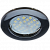 Встраиваемый светильник круг 1*Gu5.3 220V,. Черный Хром. EcolaFB1601EFF
