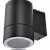 Уличный настенный светильник IP65. Черный. 1*GX53, 15W 220V Ecola 8003A FB53C1ECH
