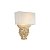 Бра. дуб антик выбеленный лен 2*E14 40W 220V. Maytoni Cipresso H034-WL-02-R