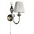 Бра, настенный светильник. Бронза 1*E14 40W 220V. Arte Lamp Zanzibar A8390AP-1AB