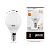 Светодиодная лампа "Шар" . E14, 8W, 230V, 3000K. Gauss 53118