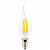 Светодиодная лампа "свеча на ветру" . E14, 6W, 220V, 4000K. Ecola N4UV60ELC