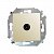 Simon Simon15 Слоновая кость Механизм розетки TV  одиночной IP20 Слоновая кость 1591475-031