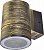 Уличный светильник накладной односторонний IP65. Черно-золотой. 1*GX53, 15W 230V General Lighting Sy