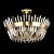 CL307183. CitiLux. Люстра потолочная. 8*E14,60W,220V. Бронза, прозрачный