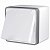 Розетка с заземлением IP44 16A Белый,серый. Werkel W5071201