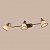 CL511533. CitiLux. Светильник настенный, Бра,Бронза.3*E14,60W,220V,IP20