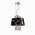 W2925-B Wunderlicht Светильник подвесной  1*E27  75W 220V. Хром, черный