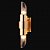 Бра. Золотой, прозрачное стекло 2*E14 60W 230V. Crystal Lux Justo JUSTO AP2 GOLD